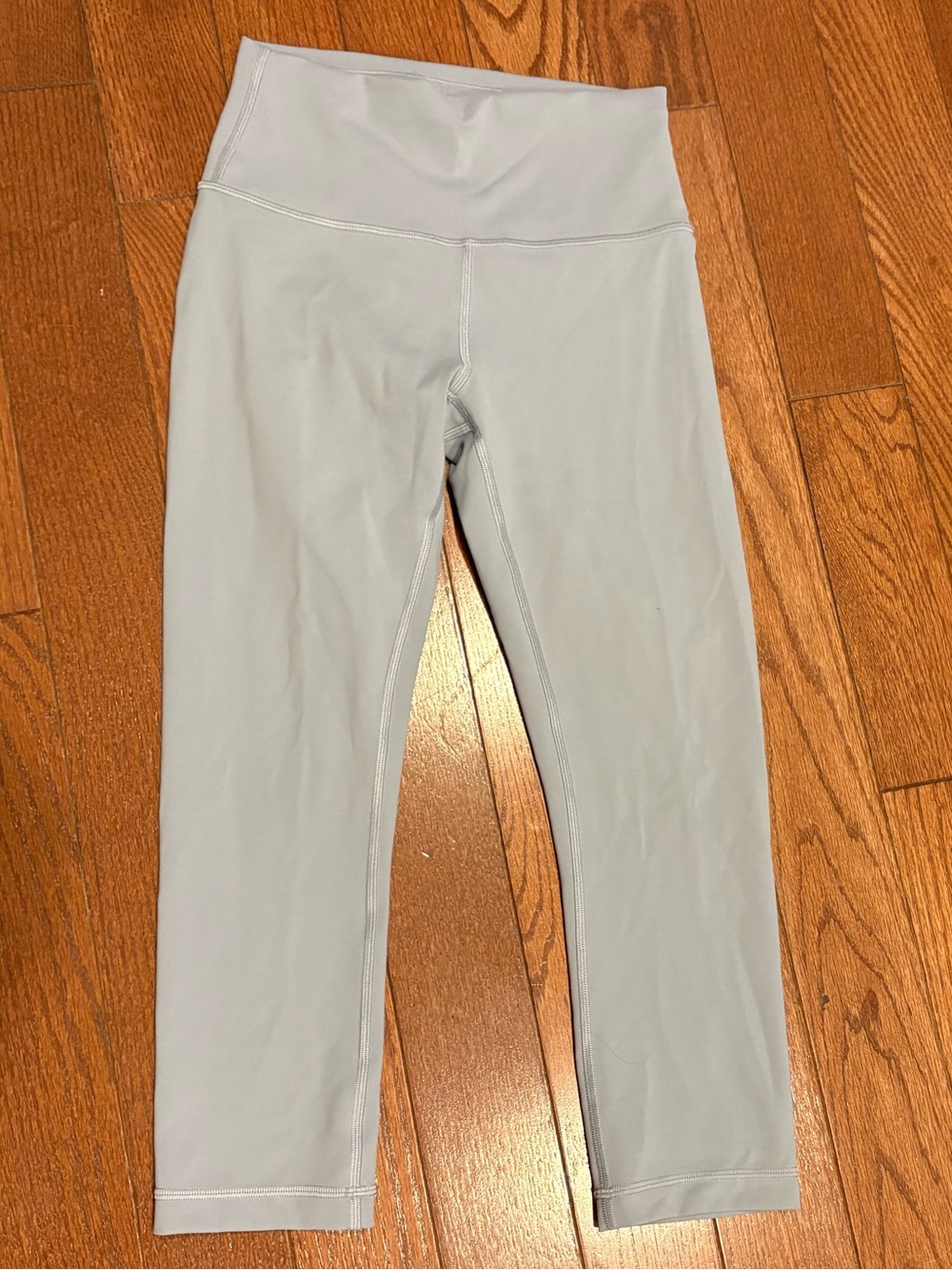 lululemon athletica Pale Blue High-Waist Performance Crop Leggings